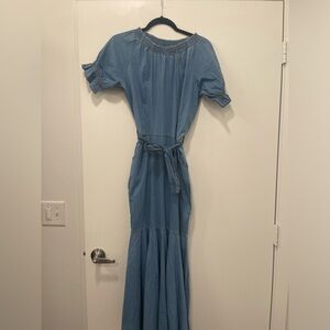 New Jean Maxi Dress